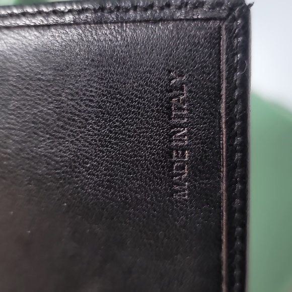 AUTHENTIC MIU MIU TRI-FOLD BLACK LEATHER LONG WALLET GOOD USED CONDITION - Picture 11 of 16